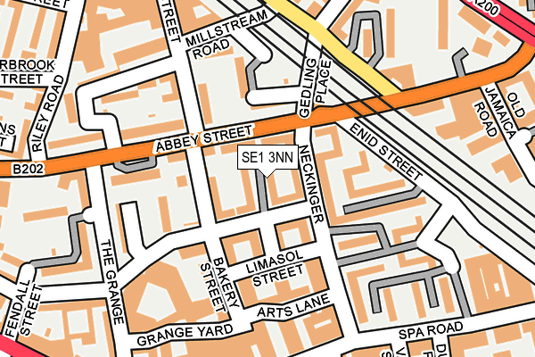 SE1 3NN map - OS OpenMap – Local (Ordnance Survey)