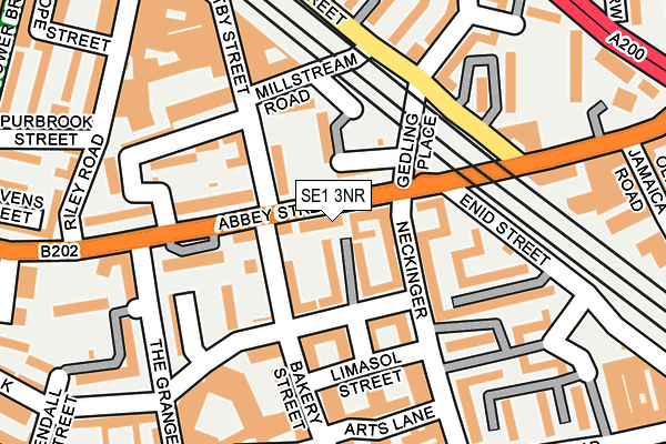 SE1 3NR map - OS OpenMap – Local (Ordnance Survey)