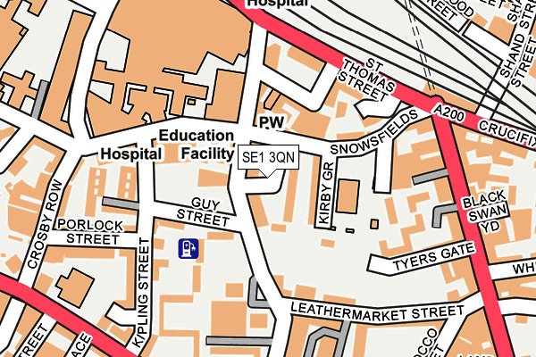 SE1 3QN map - OS OpenMap – Local (Ordnance Survey)