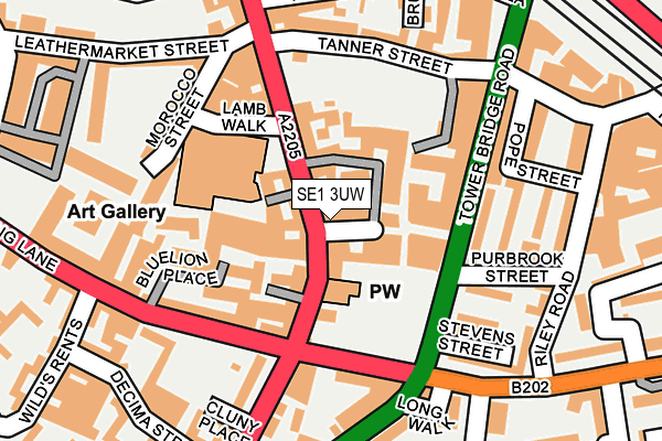 Map of VOICEWORKSLONDON LTD at local scale