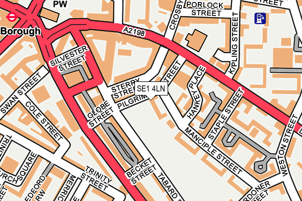 SE1 4LN map - OS OpenMap – Local (Ordnance Survey)