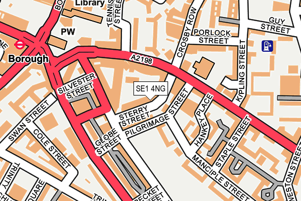 SE1 4NG map - OS OpenMap – Local (Ordnance Survey)