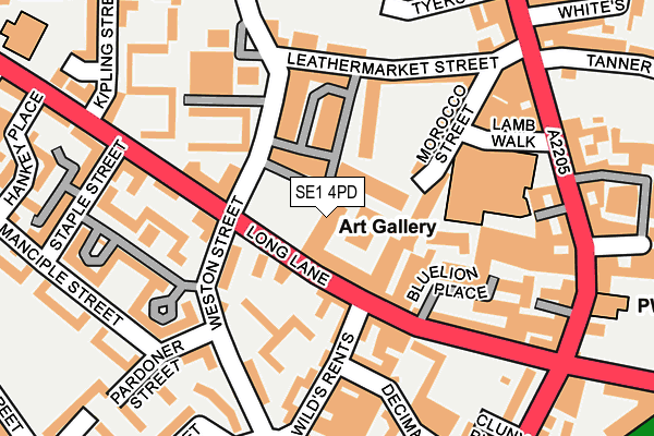 Map of BOSTON ROAD (HANWELL) LIMITED at local scale