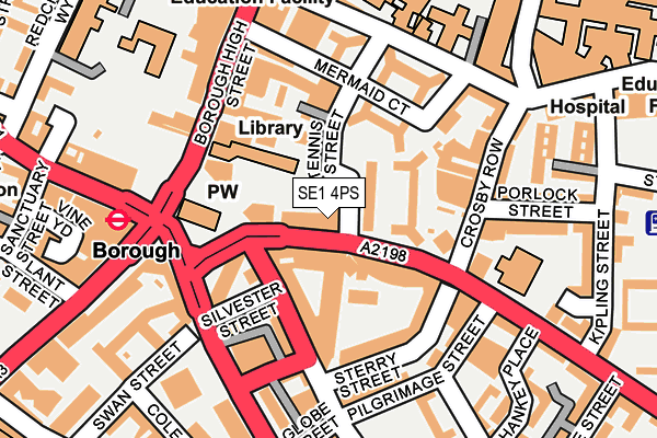 SE1 4PS map - OS OpenMap – Local (Ordnance Survey)