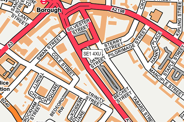 SE1 4XU map - OS OpenMap – Local (Ordnance Survey)