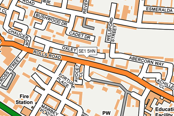 SE1 5HN map - OS OpenMap – Local (Ordnance Survey)