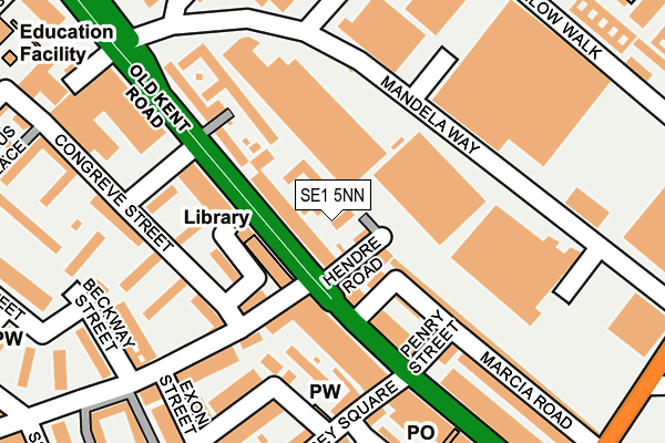 SE1 5NN map - OS OpenMap – Local (Ordnance Survey)
