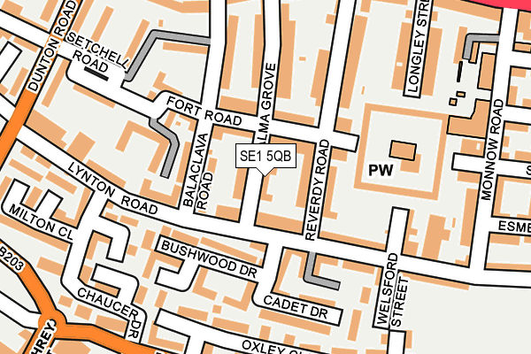 SE1 5QB map - OS OpenMap – Local (Ordnance Survey)