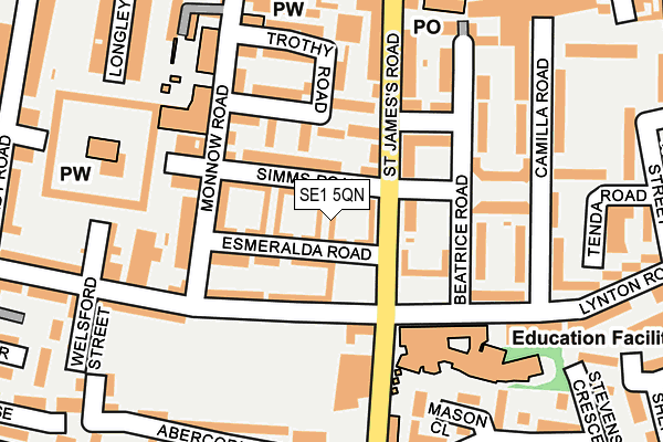 SE1 5QN map - OS OpenMap – Local (Ordnance Survey)
