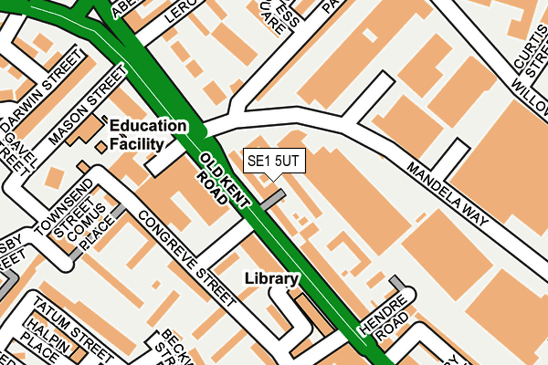 SE1 5UT map - OS OpenMap – Local (Ordnance Survey)
