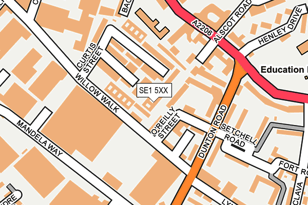 SE1 5XX map - OS OpenMap – Local (Ordnance Survey)