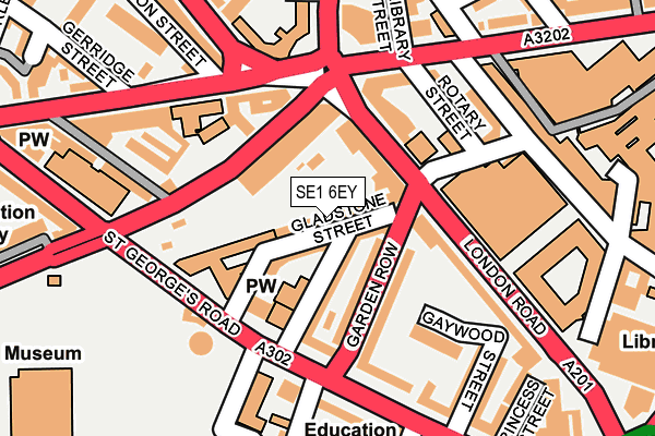 SE1 6EY map - OS OpenMap – Local (Ordnance Survey)