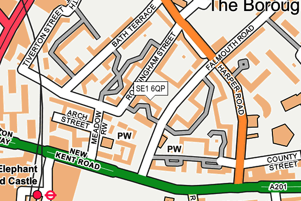 SE1 6QP map - OS OpenMap – Local (Ordnance Survey)