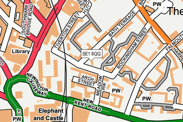 SE1 6QQ map - OS OpenMap – Local (Ordnance Survey)