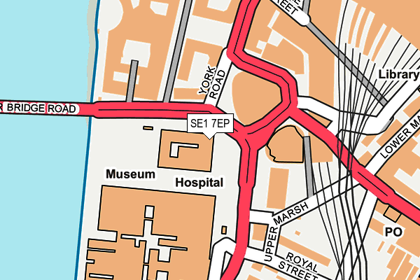 SE1 7EP map - OS OpenMap – Local (Ordnance Survey)