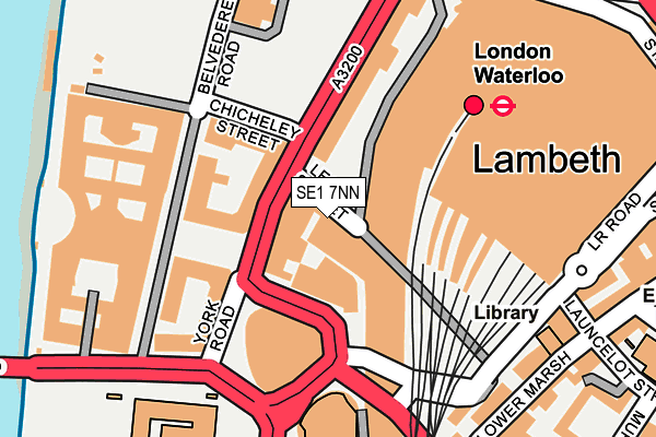 SE1 7NN map - OS OpenMap – Local (Ordnance Survey)