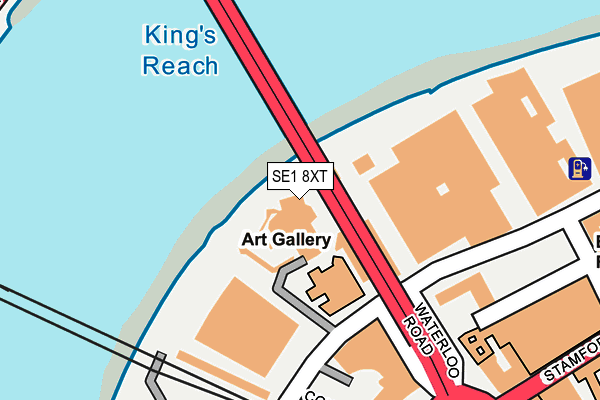 SE1 8XT map - OS OpenMap – Local (Ordnance Survey)