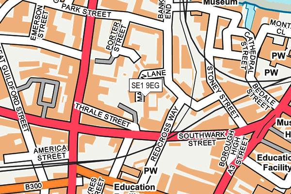 SE1 9EG map - OS OpenMap – Local (Ordnance Survey)
