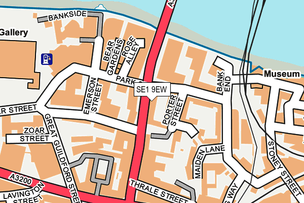 SE1 9EW map - OS OpenMap – Local (Ordnance Survey)