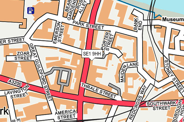 SE1 9HH map - OS OpenMap – Local (Ordnance Survey)