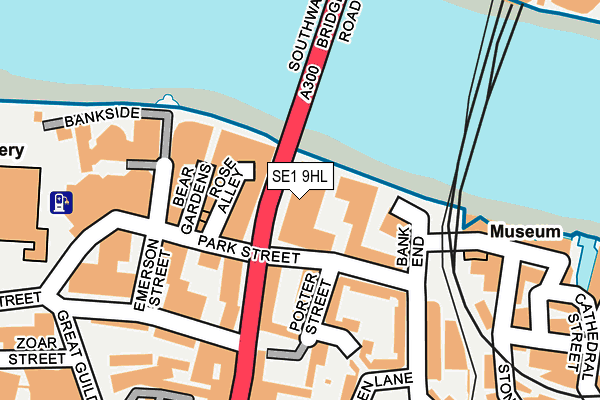 SE1 9HL map - OS OpenMap – Local (Ordnance Survey)