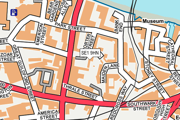 SE1 9HN map - OS OpenMap – Local (Ordnance Survey)