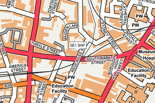 SE1 9HP map - OS OpenMap – Local (Ordnance Survey)