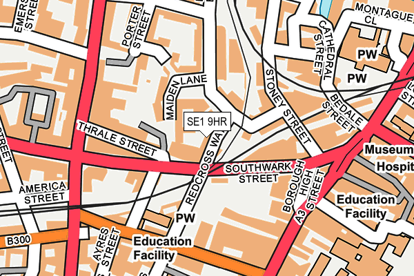 SE1 9HR map - OS OpenMap – Local (Ordnance Survey)