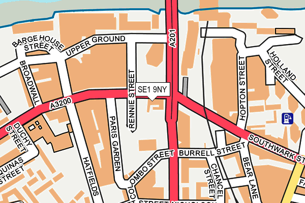 SE1 9NY map - OS OpenMap – Local (Ordnance Survey)