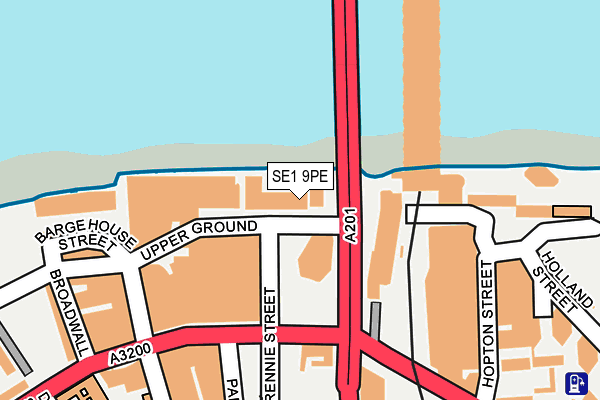 SE1 9PE map - OS OpenMap – Local (Ordnance Survey)