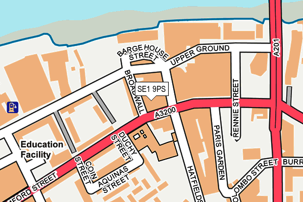 SE1 9PS map - OS OpenMap – Local (Ordnance Survey)