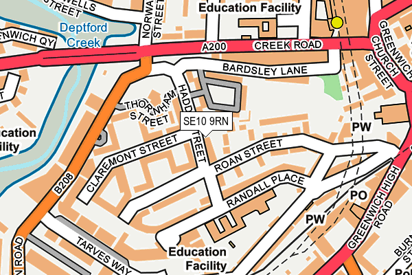 Map of BOW DEVELOPMENTS LIMITED at local scale