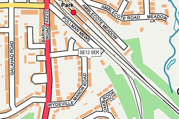 SE12 0ER map - OS OpenMap – Local (Ordnance Survey)