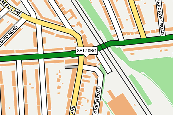 SE12 0RG map - OS OpenMap – Local (Ordnance Survey)