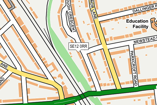 SE12 0RR map - OS OpenMap – Local (Ordnance Survey)