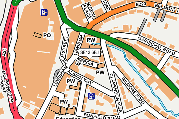 Map of MOYA PRODUCTIONS LTD at local scale