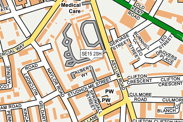 SE15 2SH map - OS OpenMap – Local (Ordnance Survey)