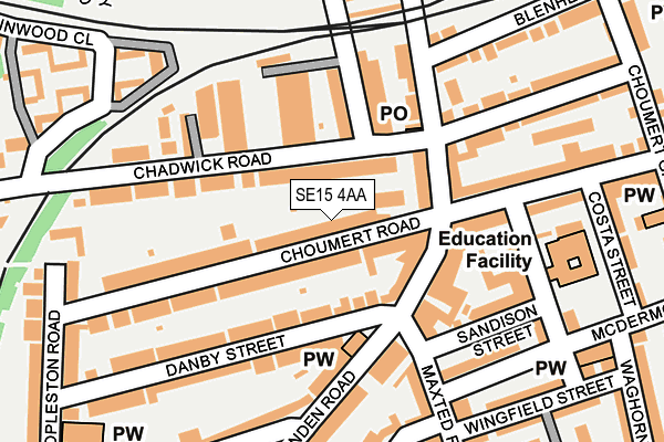 Map of WIPE AWAY LTD at local scale