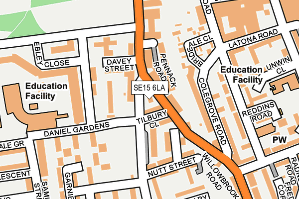 Map of SHEHEALS LTD at local scale