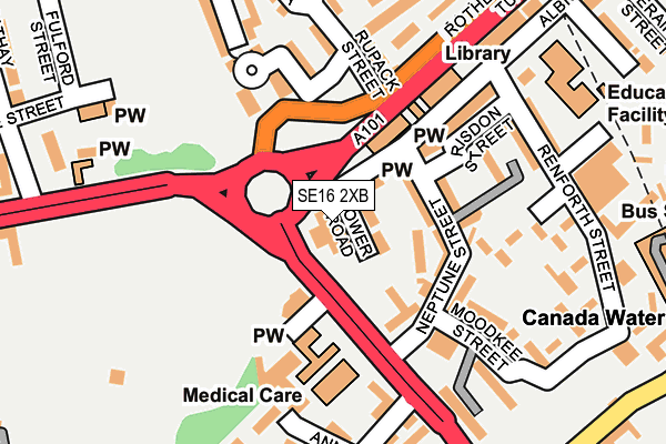 Map of BORLAND ROAD FREEHOLD LIMITED at local scale