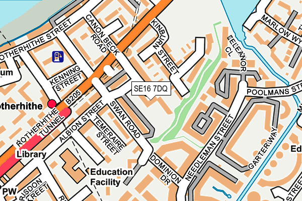 Map of DAYNITE SERVICES LTD at local scale