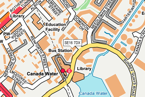 Map of DELTA FACILITY LTD. at local scale