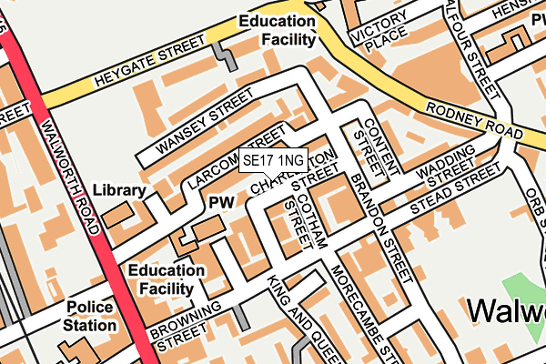 Map of PATHWAY THEATRE LTD at local scale