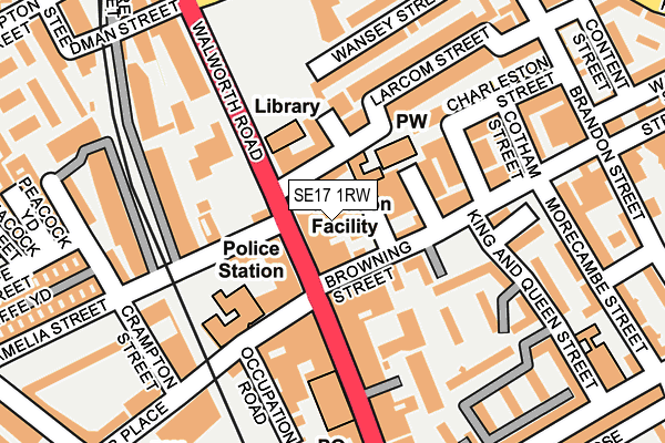 Map of SECLOX LTD at local scale