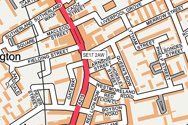 Map of LONDON BEST BARBER LTD at local scale