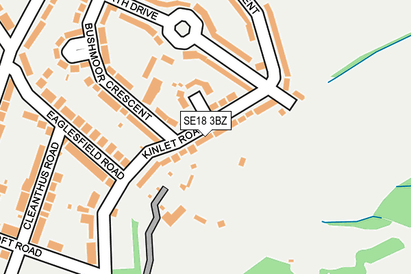 SE18 3BZ map - OS OpenMap – Local (Ordnance Survey)