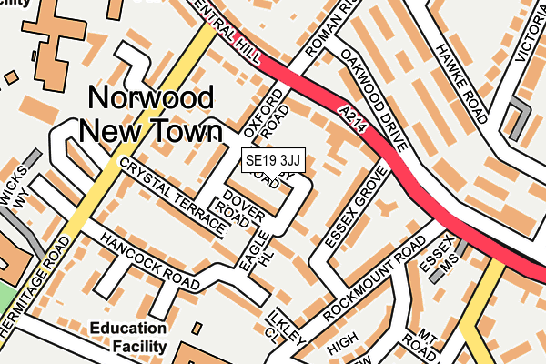 Map of PROSPECTS HOUSING AND SUPPORT SERVICES LTD at local scale