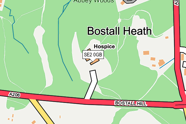 SE2 0GB map - OS OpenMap – Local (Ordnance Survey)