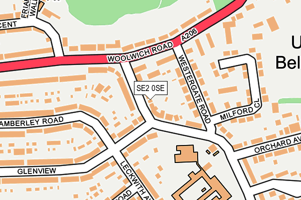 SE2 0SE map - OS OpenMap – Local (Ordnance Survey)