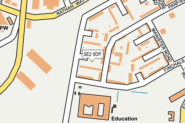 SE2 9DP map - OS OpenMap – Local (Ordnance Survey)